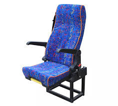 Buy Floor Mounted Folding Bus Seat Strong Steel Frame at wholesale prices