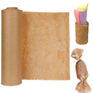 Compostable 0.14mm Earth Friendly Wrapping Paper Biodegradable Sustainable Kraft
