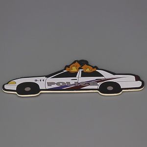 Car Shape Hanging Cotton Paper Air Freshener For Promotion