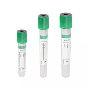 Hospital Use Lithium Heparin Tube Medical Blood Collection Plastic Sodium