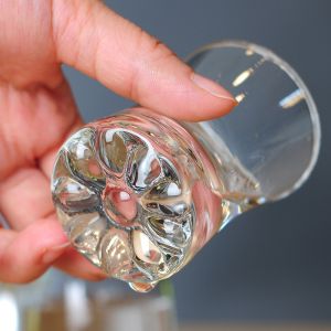 50ml Machine Made Custom Shot Glasses With Pearl Bottom