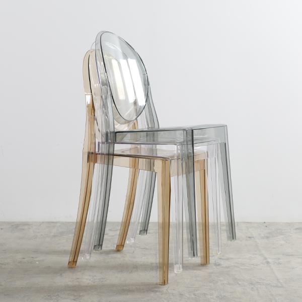 Stylish transparent chairs for modern interiors