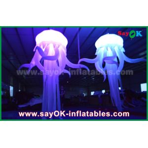 Colorful Nylon Inflatable Lighting Decoration in Octopus Shape With Led Light