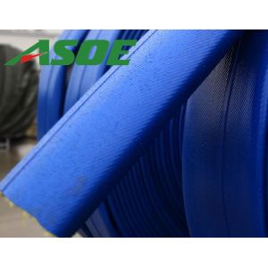 China Circular Woven Dewatering Pump Hose 8 Inch X 100m High Tensile Strength on sale