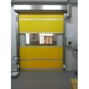 Robust PVC Rapid Roller Doors Tough Traff Coated Polyester Anodized Aluminium