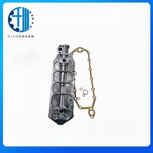 6150-61-2124 Oil Cooler Cover For Komatsu 6D125 Engine PC400-8 Excavator