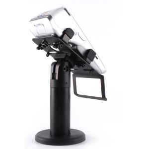 Aluminum Alloy Payment Terminal Stand Black Plastic Credit Card Holder