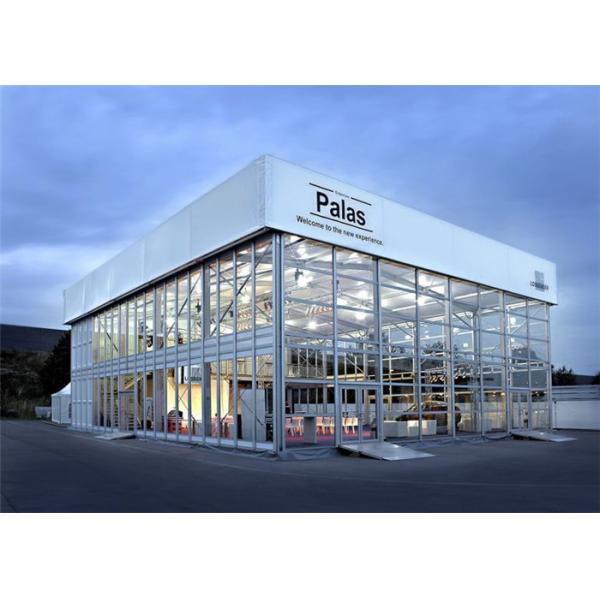 Western Style Aluminium Frame Tents Solid Wall Tents Fabric Roof Red