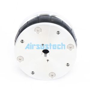 W01R584078 Firestone Aluminum Cover Plate Pneumatic Air Spring 6'' Diameter