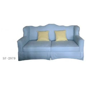 Quality SF-2979 Blue fabric modern soft living room sofa for sale
