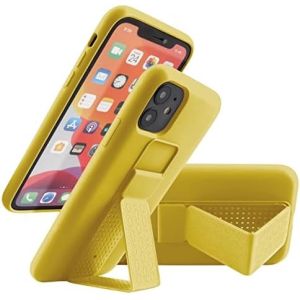 Silicone Kickstand Case Compatible with iPhone 11 case(6.1 in) Vertical and Horizontal Stand Hand Strap Metal Kickstand
