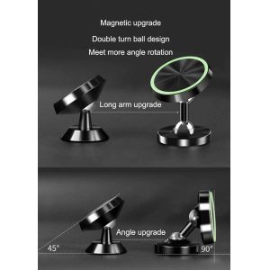 Dashboard Magnetic Car Phone Mounts Shockproof 35x40mm Adjustable 360