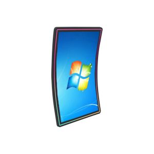 43 Inch 4K Curved Touch Screen Monitor Panel With LED Strip Bezel