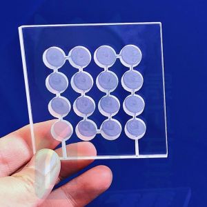 Uv Optical Quartz Glass Crystal Plate Transparent Thin 100mm