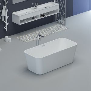 China Stand Alone Acrylic Soaking Tub 160x75x56cm 5 Years Warranty on sale