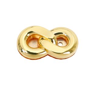 Quality 3.1cm Handbag Lock Hardware Ring Decorative Lock Bags Ornament for sale