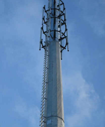 Economical And Efficient Single Tube Communication Tower With ISO Certified