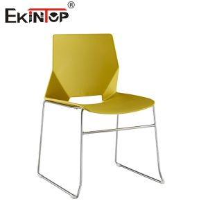 Lightweight Plastic Training Chair With Metal Frame Stackable