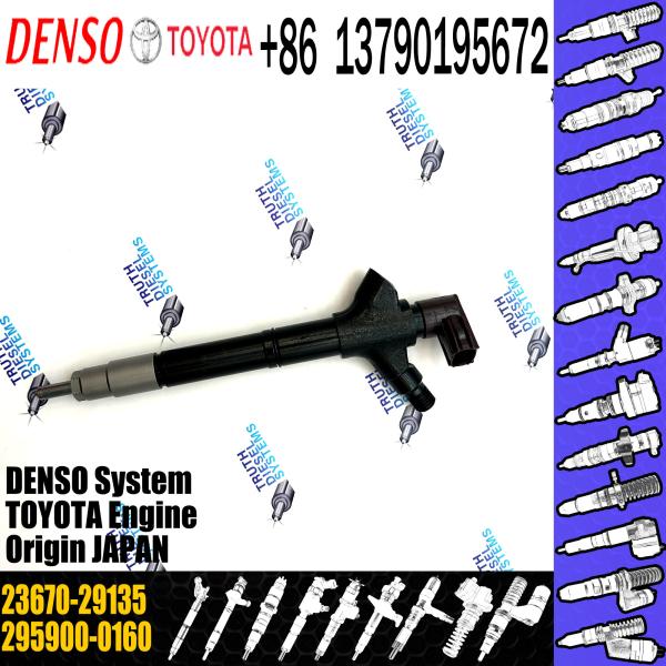 Rail Fuel Injector 295900-0160 23670-29135 23670-0R080 23670-26050 For Toyota