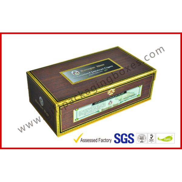 Buy Glossy Lamination Cigar Luxury Gift Boxes With Dulex Board Packaging at wholesale prices