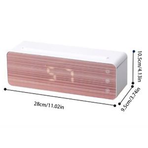 UVC Ultraviolet Sterilization Flame Humidifier With Clock Touch-Sensitive