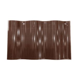 Thin Film Curved Solar Roof Tiles BIPV Solar Tile Shingles In Black Golden Red