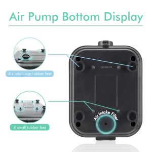Adjustable Flow Powerful 10W Hygger Air Pump