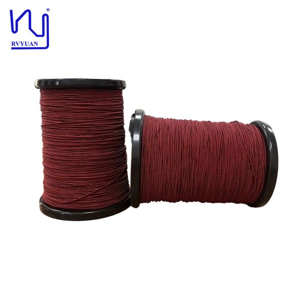 Buy High Frequency Stranded 0.08mm 27 Strands Silk Covered Litz Wire at wholesale prices