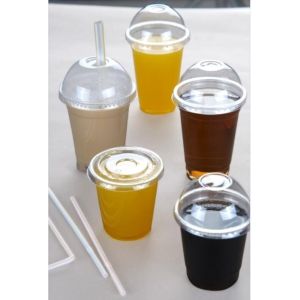 8oz Disposable Drinking Cup PET Plastic Dessert Cups 250ml