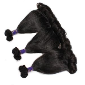 Natural Color Virgin Hair 7 A Grade Virgin Cuticle Indian Remy Hair Extension