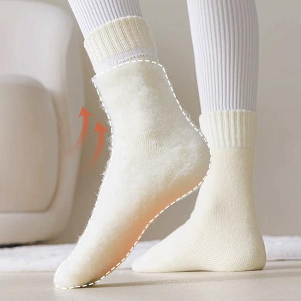 Custom Logo Anti Slip Warm Home Socks Soft Indoor Fluffy Grip Socks