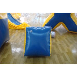 0.9mm Inflatable Triangle Bunkers Paintball , Outdoor Game Bunker Field For Play