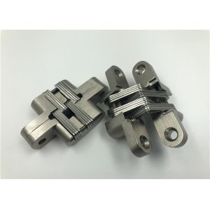 Satin Nickel SOSS Invisible Hinge With Complete Flush Look 13x60x9mm