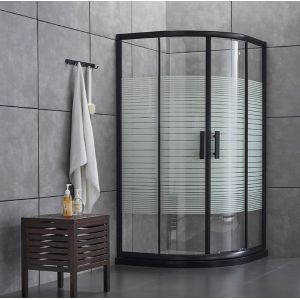 Sliding Door Shower Cabin with Stainless Steel Frame and Multifunction Shower