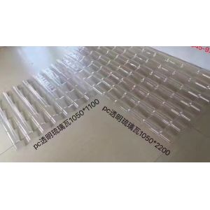 Weather-Resistant Aesthetically Pleasing Polycarbonate Glazed Tiles For