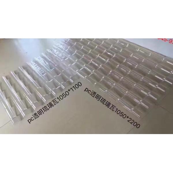 Weather-Resistant Aesthetically Pleasing Polycarbonate Glazed Tiles For