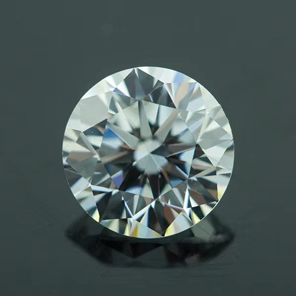 Buy 3A/5A Cubic Zirconia Loose Stones Brilliant Cut Round Shape White Color 6mm 8mm Gemstone at wholesale prices