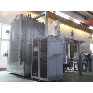 PVD Chromium Vacuum Metalizing Machine , Automobile Bumper Thermal Evaporation