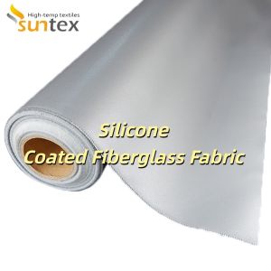 Flexible Heat Resistant Silicone Coated Fiberglass Fabric with 260℃ Continuous