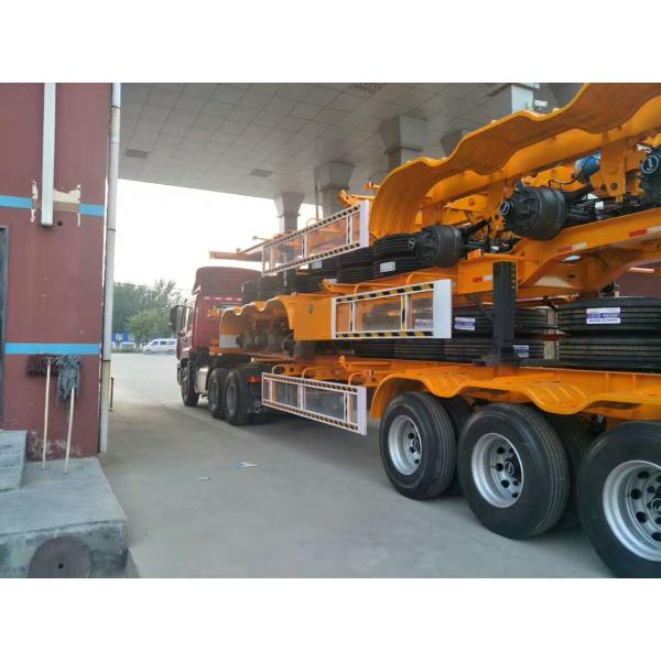 Container Semi Trailer with Dual Combo Design and Tire Size 10.00r20/11.00r20/825r20