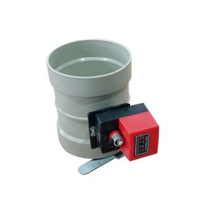 Pvc 51mm Hvac Zone Dampers 4n Flaring Ventilation Regulation Automatic