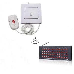 Quality Wireless patients button and nurse station indicate lights display panel for sale