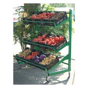 Adjustable Fruit And Vegetable Display Rack Medium Duty Customzied