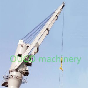 China 20m Customized 25t Knuckle Boom Pedestal Marine Cranes on sale