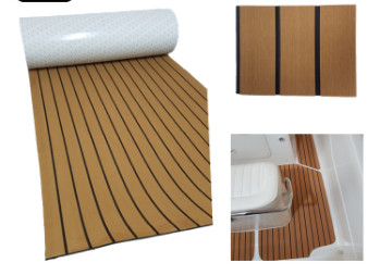 120kgs/M3 Melors 90in X 35in Synthetic Teak Deck / Marine Eva Foam Decking