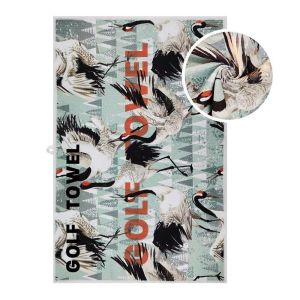 Microfiber Waffle Pattern Waffle Golf Towel 16x24 Microfiber Golf Towel for Golf Bags with Clip