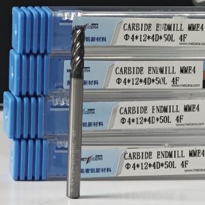 Quality MME4 Stainless Steel Milling Cutter 4mm φ4.0x12x4Dx50mm for Roughing Finish Hardness HRC55-60 for sale
