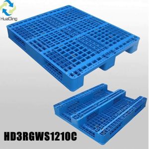 New low price grid Single Side Plastic Pallet with Reinforced for Racking