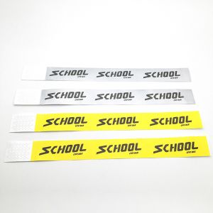Custom Snap Closure Fully Printed Tyvek Paper Wristbands with Barcoding