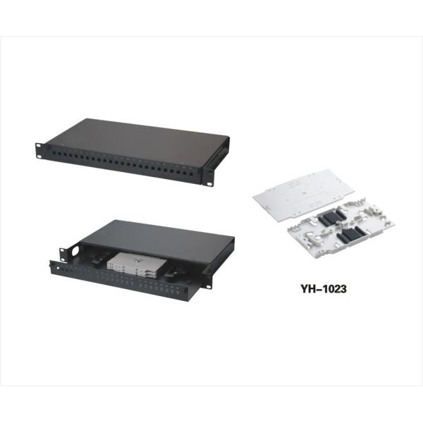 Buy 24 Port Fiber Optic Patch Panel Distribution Panel YH1005 at wholesale prices